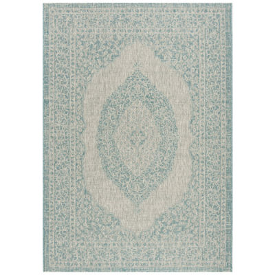 Safavieh Courtyard Collection Adria Oriental Indoor/Outdoor Area Rug