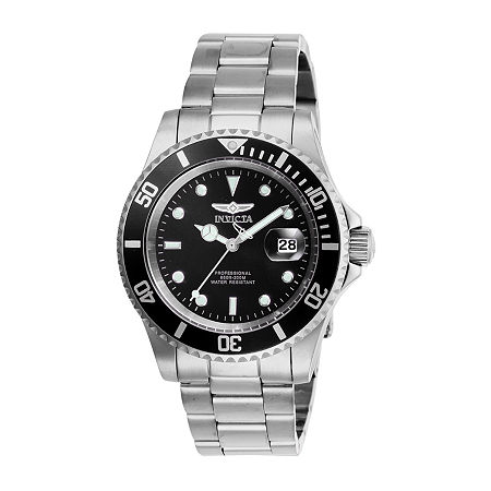 Invicta Pro Diver Mens Silver Tone Stainless Steel Bracelet Watch 26970, One Size -  05187480018