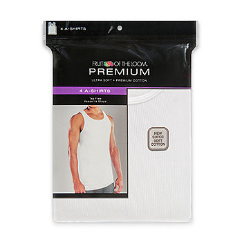 Fruit of the Loom Premium Mens 4 Pack Tank - JCPenney