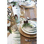 North Pole Trading Co. Woodland Retreat Led Rattan Cone Christmas Tabletop Tree Collection