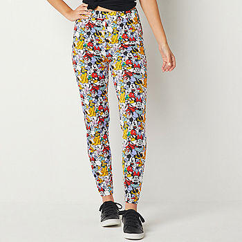 Skinnydip London Mickey Mouse Juniors Womens Mid Rise Full Length Leggings,  Color: Multicolor - JCPenney