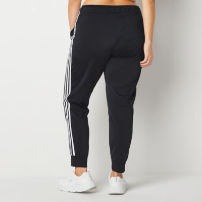 adidas Essentials Warm-Up Slim Tapered 3 Stripes Track Pants (Plus Size)