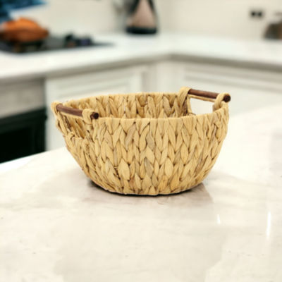 Woven Water Hyacinth Basket