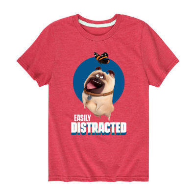 Little & Big Kid Boys Crew Neck Short Sleeve Regular Fit Secret Life of Pets Graphic T-Shirt