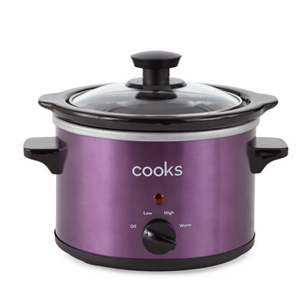 Cooks 1.5-Quart Slow Cooker, One Size, Purple