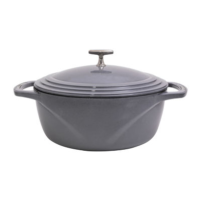 Lodge USA Enameled Cast Iron Dutch Oven