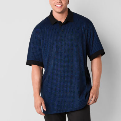 Shaquille O'Neal XLG Big and Tall Mens Regular Fit Short Sleeve Polo Shirt