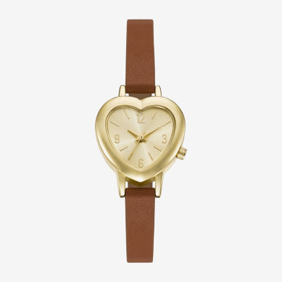 Womens Brown Strap Watch Fmdjo326
