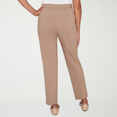 Alfred Dunner Vienna Womens Straight Pull-On Pant