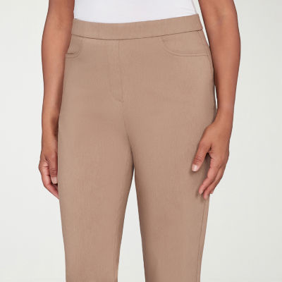 Alfred Dunner Vienna Womens Straight Pull-On Pant