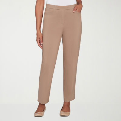 Alfred Dunner Vienna Womens Straight Pull-On Pant