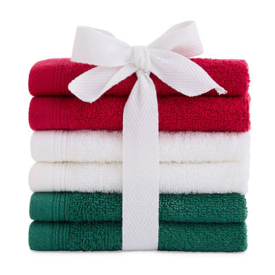 Home Expressions 6pc Washcloth Set
