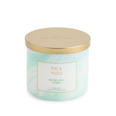 Distant Lands Fig & Yuzu 3-Wick Scented Jar Candle