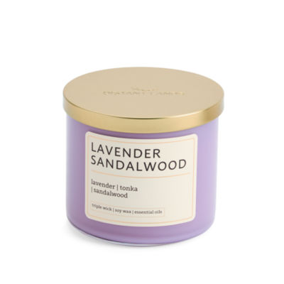 Distant Lands Lavender Sandalwood 3-Wick Scented Jar Candle