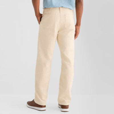 mutual weave Painter Mens Regular Fit Flat Front Pant