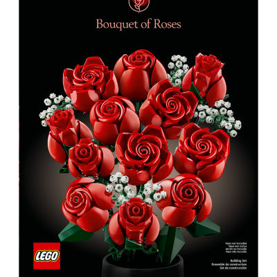 LEGO® Botanicals Bouquet Of Roses Building Blocks 822-pc.
