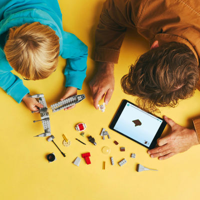 LEGO® Star Wars™ Mando And Grogu'S N-1 Starfighter Building Blocks 92-pc.