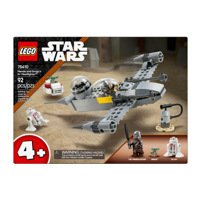 LEGO® Star Wars™ Mando And Grogu'S N-1 Starfighter Building Blocks 92-pc.