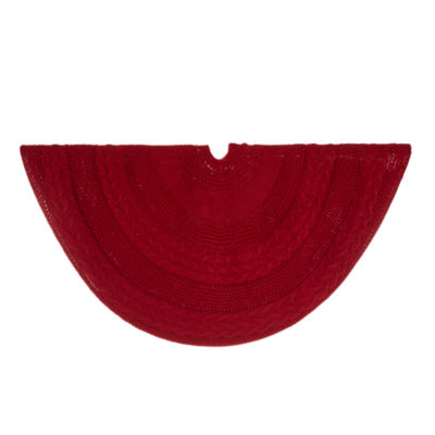 Glitzhome Knitted Indoor Tree Skirt