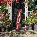 42" Christmas Wooden JOY Porch Sign