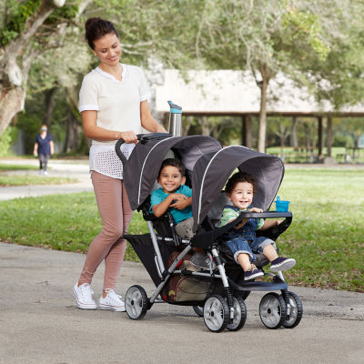 Graco Duo Glider Click Connect Double Stroller - Glacier