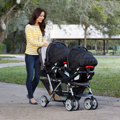 Graco Duo Glider Click Connect Double Stroller - Glacier