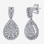 Color Blossom Earrings Yellow Gold, White Gold And PavÃ© Diamond