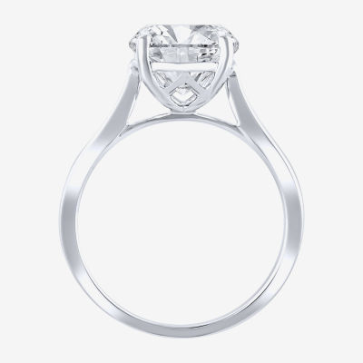 (I-J / SI2) Womens 3 CT Lab Grown White Diamond in 14K Gold Round Solitaire Engagement Ring