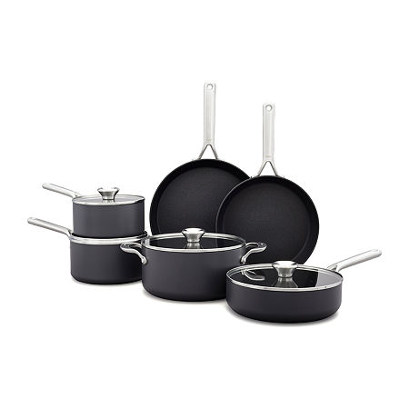 OXO Ceramic Pro 10-pc. Cookware Set, One Size, Gray