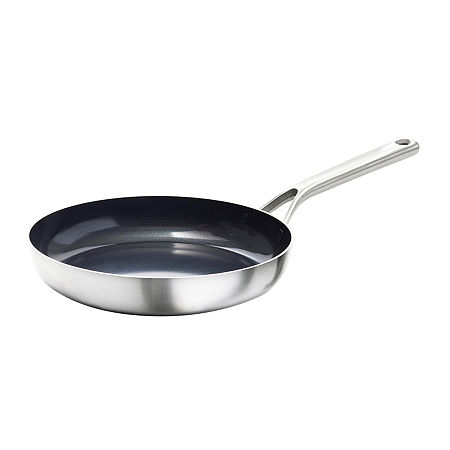 OXO Mira 3-Ply Stainless Steel 10" Frying Pan, One Size, Stainless Steel