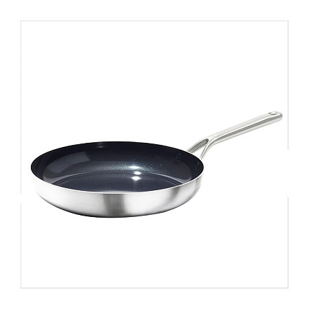 OXO Mira 3-Ply Stainless Steel 12" Frying Pan, One Size, Stainless Steel