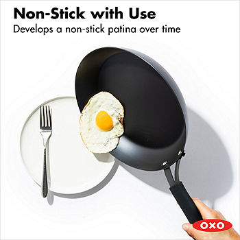 OXO 8 Non-Stick Open Frypan Black