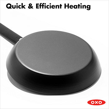 Oxo 12 Steel Open Wok With Silicone Sleeve Black : Target