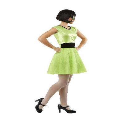 Womens Buttercup Powerpuff Girls 2pc. Costume, Color Light Green