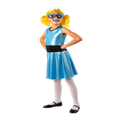 Little & Big Girls Bubbles Powerpuff Girls 2-pc. Costume, Color: Light ...