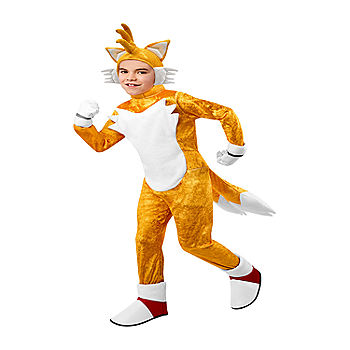 Boys Tails Deluxe Costume - Sonic The Hedgehog, Color: Golden - JCPenney