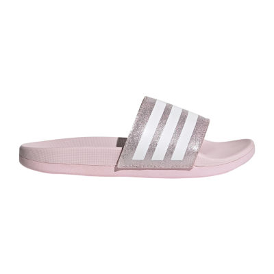 adidas Little & Big  Girls Adilette Comfort Slide Sandals