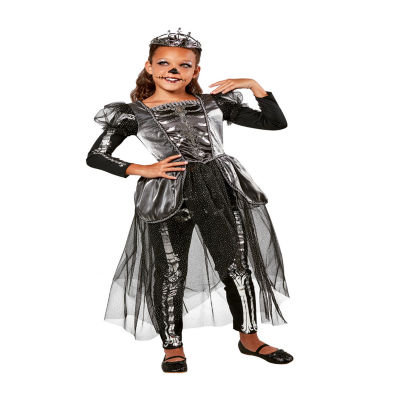 Girls Skeleton Princess Costume, Color: Black - JCPenney