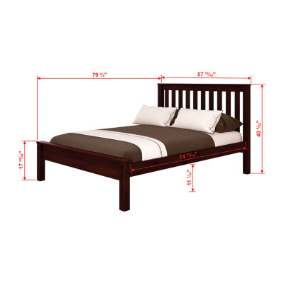 Contempo Mission Full Bed with Dual Underbed Drawers