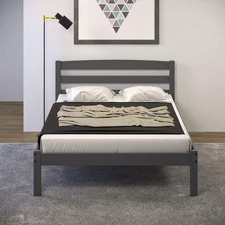 Econo Modern Full Bed, One Size, Gray