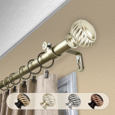 Rod Desyne Baldir 1 IN Adjustable Curtain Rod