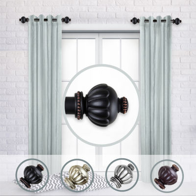 Rod Desyne (Set Of 2) Selma Side 1 IN Adjustable Curtain Rod