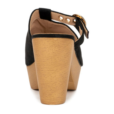 New York & Company Nyomi Womens Closed Toe Clogs
