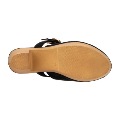 New York & Company Nyomi Womens Closed Toe Clogs