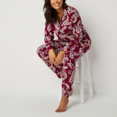 Liz claiborne best sale flannel pajama sets