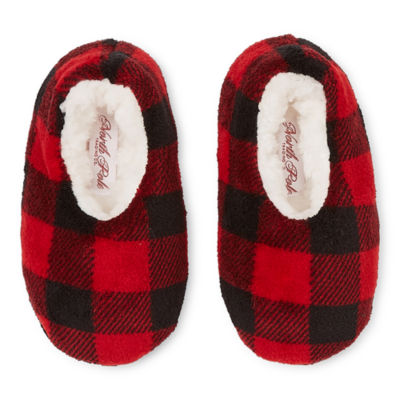 North Pole Trading Co. Head-To-Toe Buffalo Unisex Toddler Slip-On Slippers