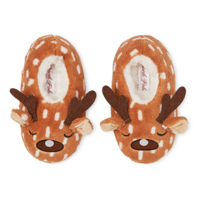 North Pole Trading Co. Reindeer Family Unisex Kid Slip-On Slippers