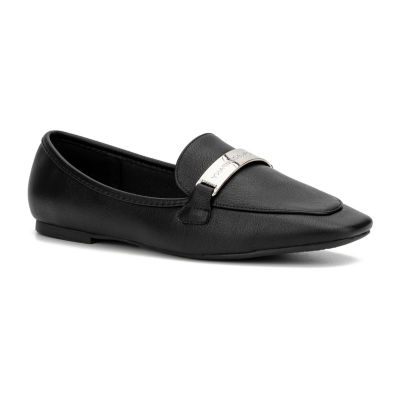 New York & Company Womens Harleigh Square Toe Loafers