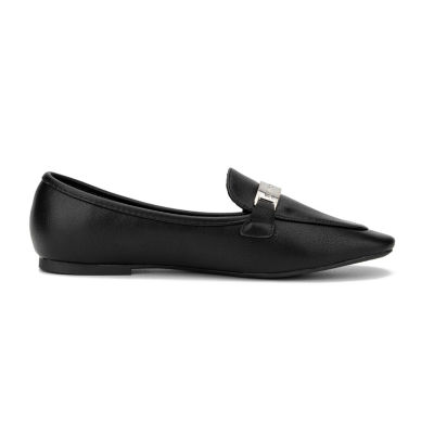 New York & Company Womens Harleigh Square Toe Loafers