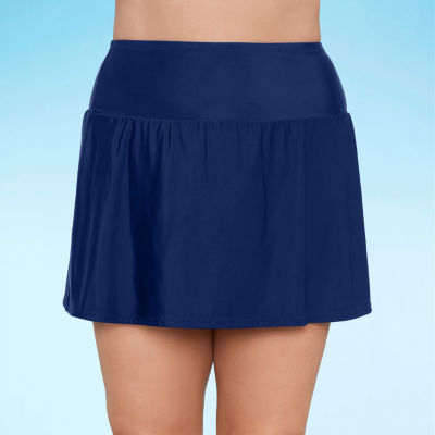 Liz Claiborne Womens Plus Swim Skirt